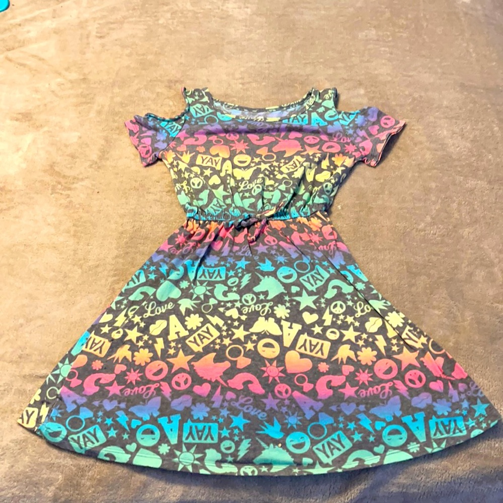 Girls size 7/8 multi color sundress.